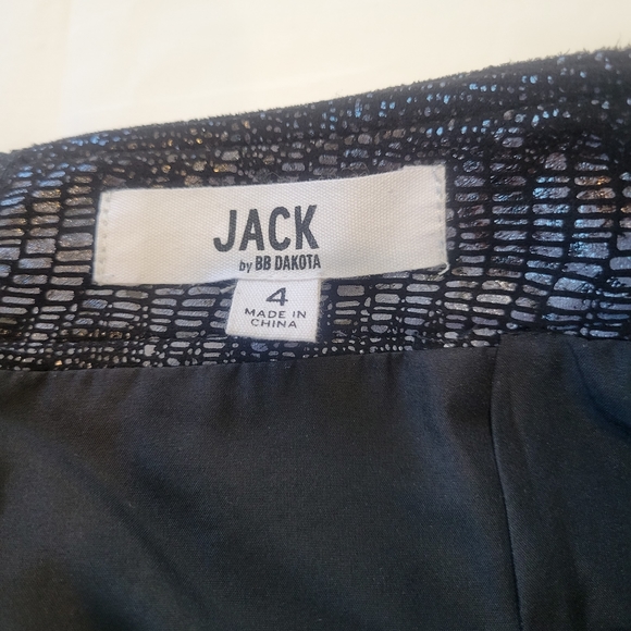Jack by Bb Dakota Snake Print Layered Mini Skirt Size 4 - Picture 3 of 11